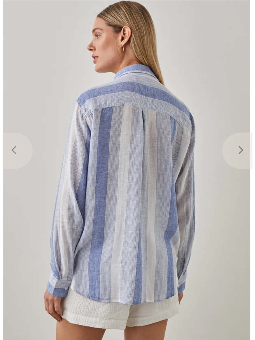 Rails Charli Shirt Linen Blend - Nevis Stripe - Picture 3 of 11